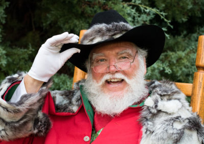 DFW Santa Mike with Swiss Santa costume