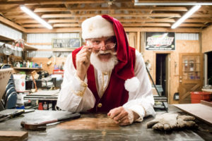 Santa Mike - terrific Santa Claus with unique costumes