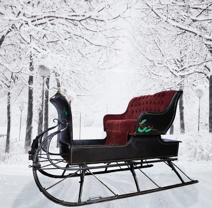 Vics buggy vintage sleigh rental Texas