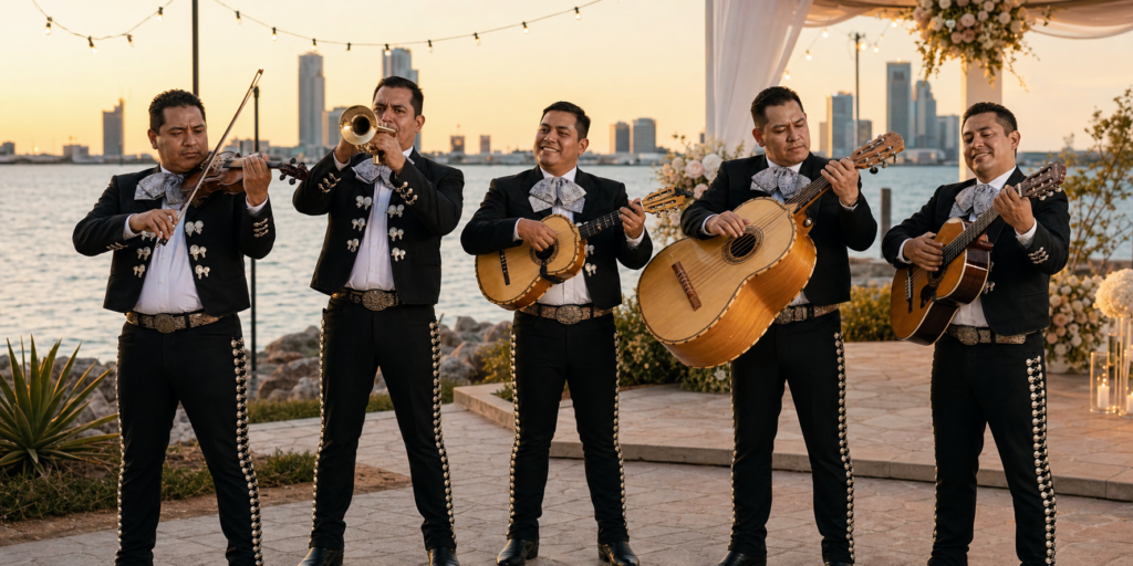 Mariachi band for Dallas Fort Worth wedding ceremony and cocktail hour entertainment